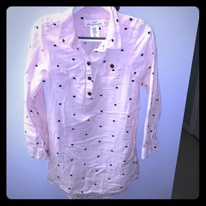 NWOT girls heart shirt-dress